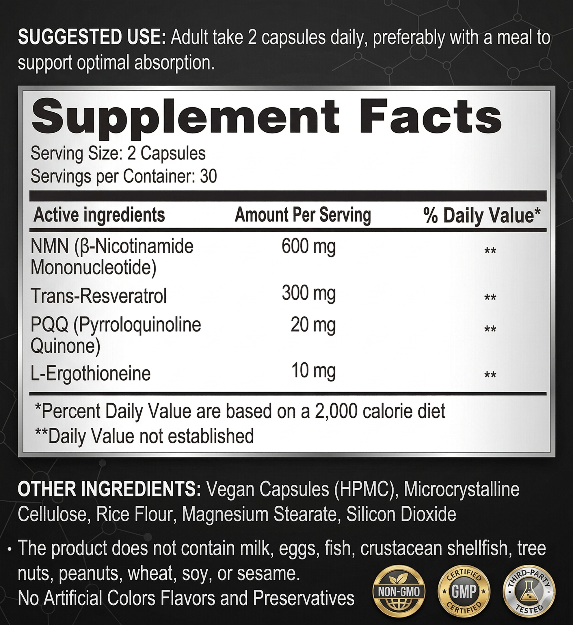 AND Nutriology NMN 600 CORE